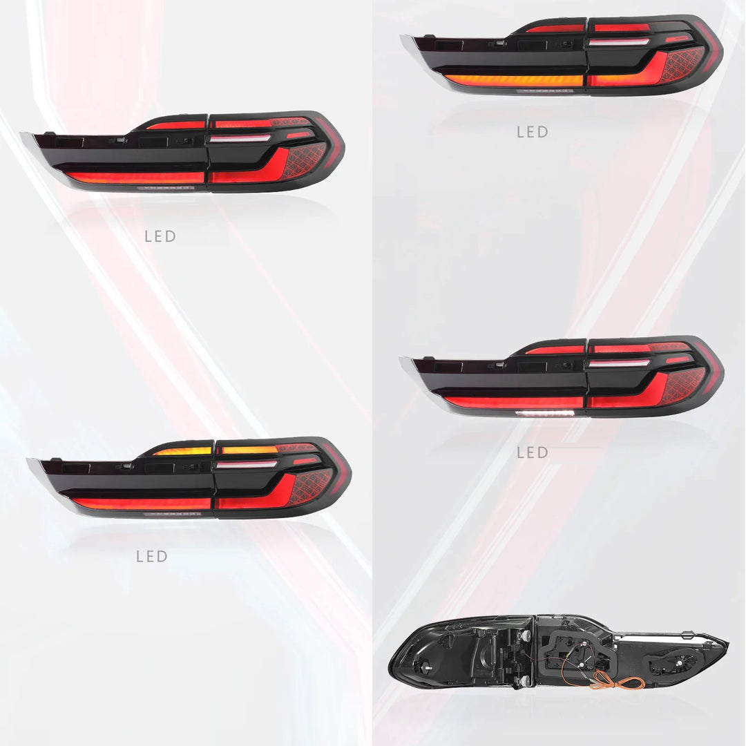 Car Craft Compatible With Bmw X7 G07 Pre Lci 2019-2022 Car Rear Upgraded Tail Light Lamp Xenon Taillight Light Retrofit Upgrade Modified Led Drl Hid Lci Style