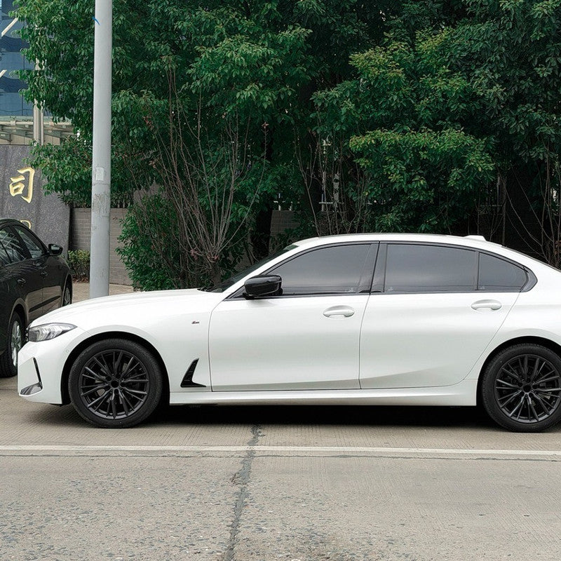Car Craft Compatible With Bmw 3 Series G20 G28 2019-2025 Side Fender Vent Cover Trim Skirt Flag Zst-1480 Cf Carbon Fiber Look