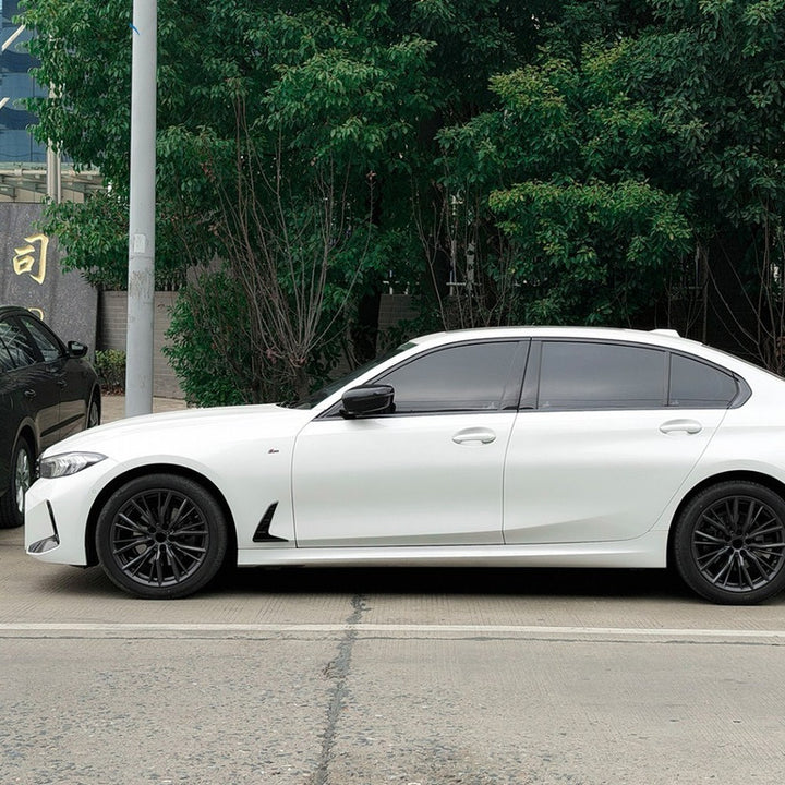 Car Craft Compatible With Bmw 3 Series G20 G28 2019-2025 Side Fender Vent Cover Trim Skirt Flag Zst-1480 Cf Carbon Fiber Look