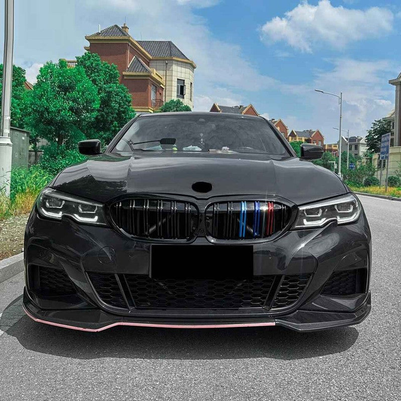 Car Craft Compatible With Bmw 3 Series G20 G21 Pre-facelift 2019-2022 Front Bumper Show Gril Glossy Black Three Colour