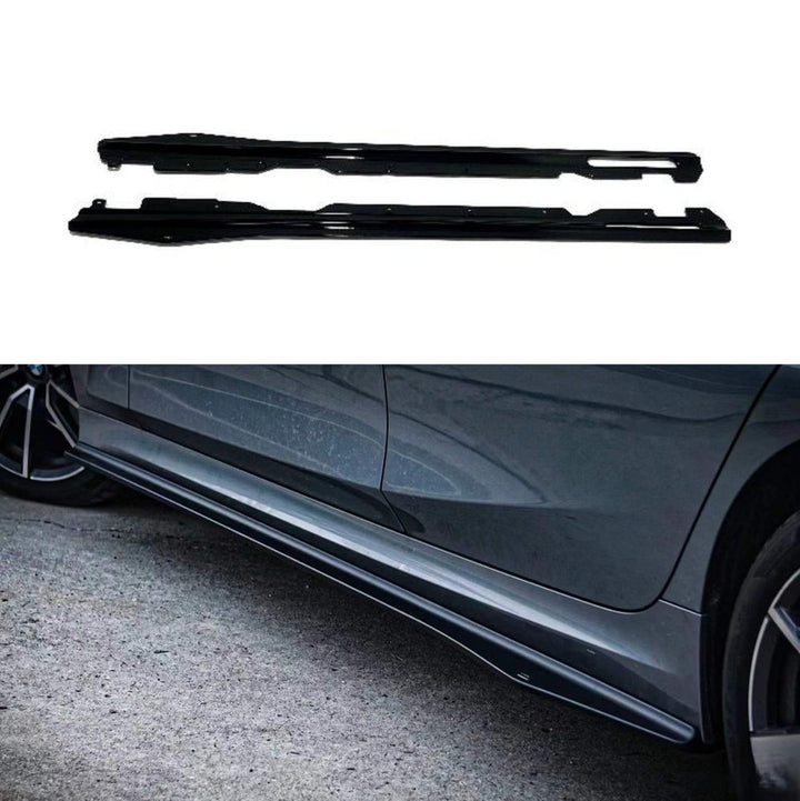 Car Craft Compatible With Bmw 3 Series G20 G28 Lci 2023-2026 M Sport M340i Side Skirt Splitter Trim Running Board V Ten Vten Style - CAR CRAFT INDIA