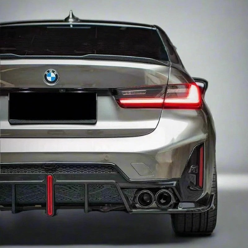 Car Craft Compatible With Bmw 3 Series G20 G28 Lci 2023-2026 M Sport M340i Trunk Wing Boot Lip Roof Spoiler Trim Skirts V Ten Vten Style - CAR CRAFT INDIA