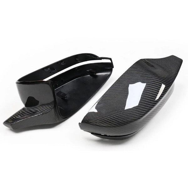 Car Craft Compatible With Bmw 3 Series G20 G28 2019-2025 5 Series G30 2018-2024 7 Series G11 G12 2016-2024 F90 G15 G16 M3 M4 G80 Side Rear View Wing Mirror Cover Real Carbon Fiber - CAR CRAFT INDIA