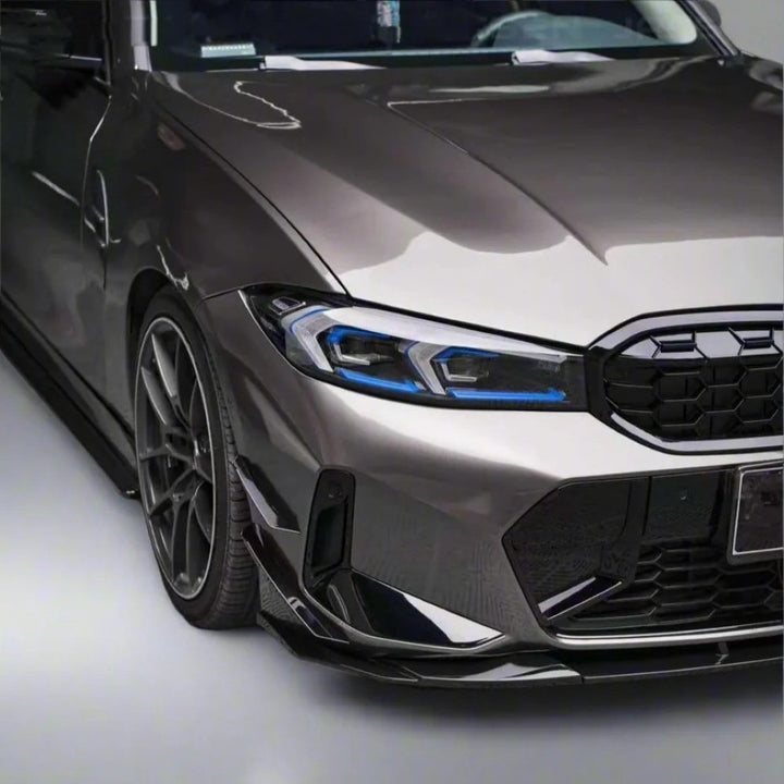 Car Craft Compatible With Bmw 3 Series G20 Lci G28 2023+ V-ten Vten Bodykit Front After Rear Lip Led Diffuser M340i M3 M4 Spoiler Side Skirts Splitter Canards Package - CAR CRAFT INDIA