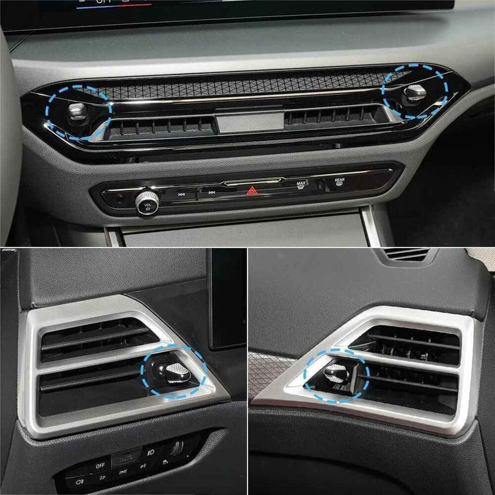 Car Craft Compatible With Bmw 2 Series G42 3 Series G20 G80 4 Series G22 G26 G82 I3 I4 G28 G26 Bev 2024-2026 Ac Air Vent Slider Rotary Knob Ac Vent Adjust Lever Cover Trim 64225a8e299-d1
64225a8e299-d2 Left - CAR CRAFT INDIA