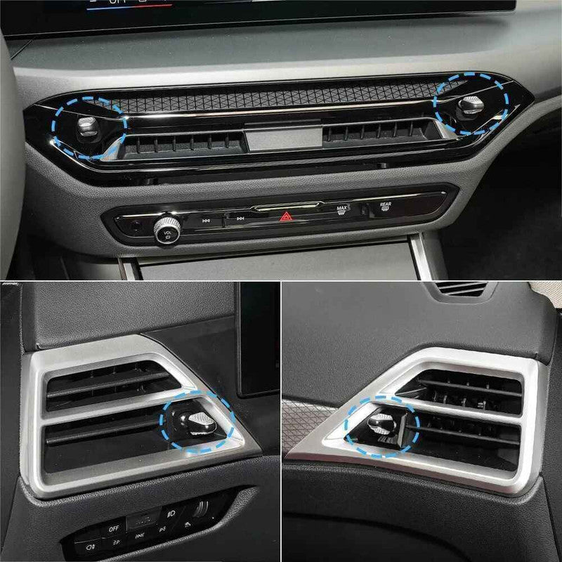 Car Craft Compatible With Bmw 2 Series G42 3 Series G20 G80 4 Series G22 G26 G82 I3 I4 G28 G26 Bev 2024-2026 Car Ac Air Vent Slider Rotary Knob Ac Vent Adjust Lever Cover Trim 64225a8e299-d1 64225a8e2a9-d2 Right - CAR CRAFT INDIA
