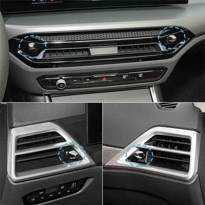 Car Craft Compatible With Bmw 2 Series G42 3 Series G20 G80 4 Series G22 G26 G82 I3 I4 G28 G26 Bev 2024-2026 Car Ac Air Vent Slider Rotary Knob Ac Vent Adjust Lever Cover Trim 64225a8e299-d1 64225a8e2a9-d2 Right - CAR CRAFT INDIA