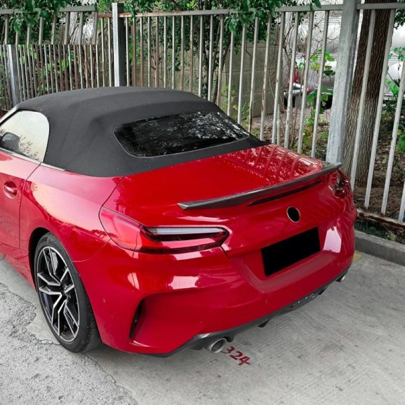 Car Craft Compatible With Bmw Z4 G29 2018-2025 Rear Trunk Wing Boot Roof Lip Spoiler Zst-1454 Gb Glossy Black - CAR CRAFT INDIA