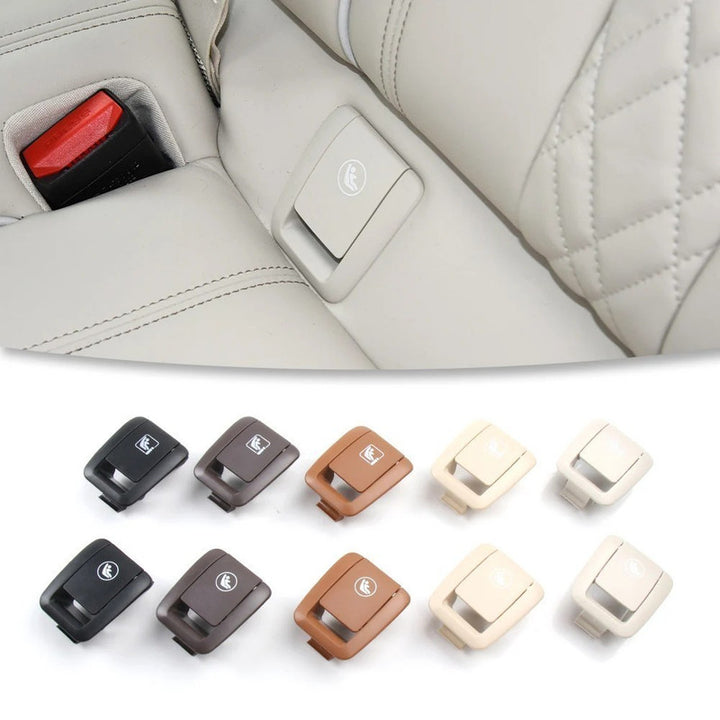 Car Craft Compatible With Bmw 5 Series G30 2017-2024 Rear Child Seat Anchor Safety Isofix Restraint Backseat Buckle Covers 52207451007 Oyster White Assembly B CC-9044