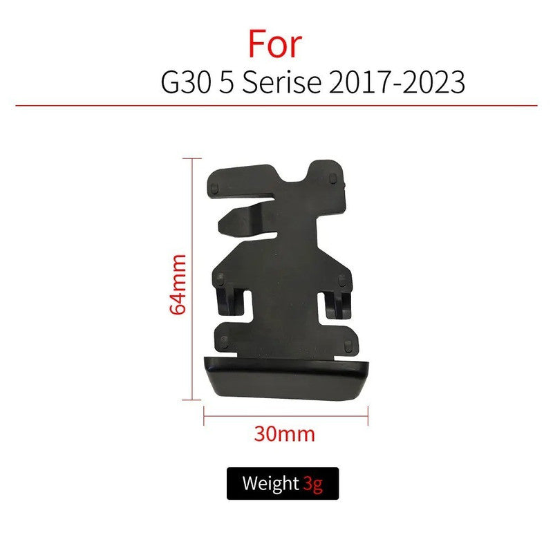 Car Craft Compatible With Bmw 5 Series G30 F90 2017-2023 Car Roof Rail Molding Trim Roof Running Windshield Water Cover Plate Plug 5117443691-l Left Unpainted