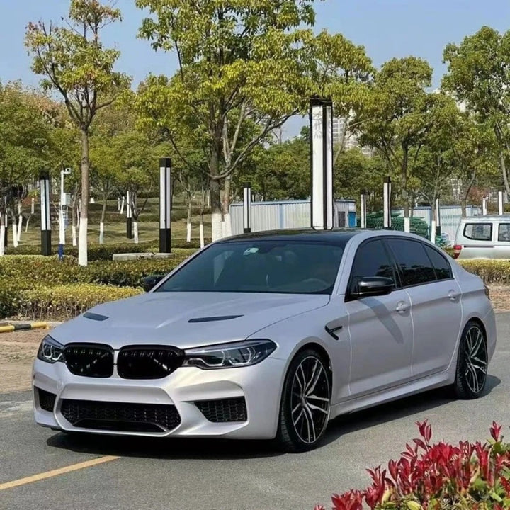 Car Craft Compatible With Bmw 5 Series G30 G38 F90 2018-2020 Upgrade Facelift Convert To M5 M Sport Front Bumper Bodykit Assembly Splitter G30/38-019