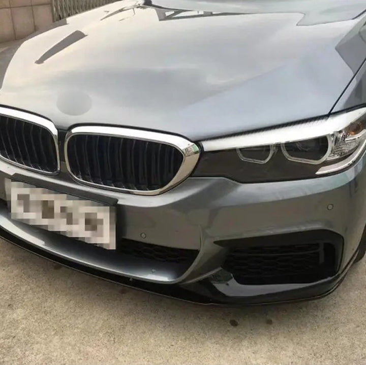 Car Craft Compatible With Bmw 5 Series G30 G38 F90 2018-2020 M Sport Mt M Tech M Performance Front Bumper Lip Splitter Skirt Trim G30/38-003/004 Cf Carbon Fiber Looks