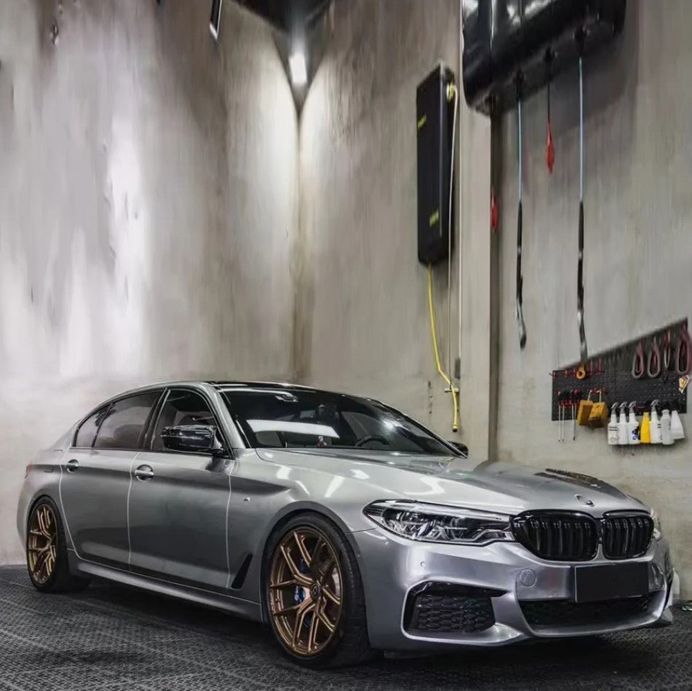 Car Craft Compatible With Bmw 5 Series G30 G38 F90 2018-2020 Upgrade Facelift Convert To M Sport Mt M Tech M Performance Front Bumper Bodykit Assembly