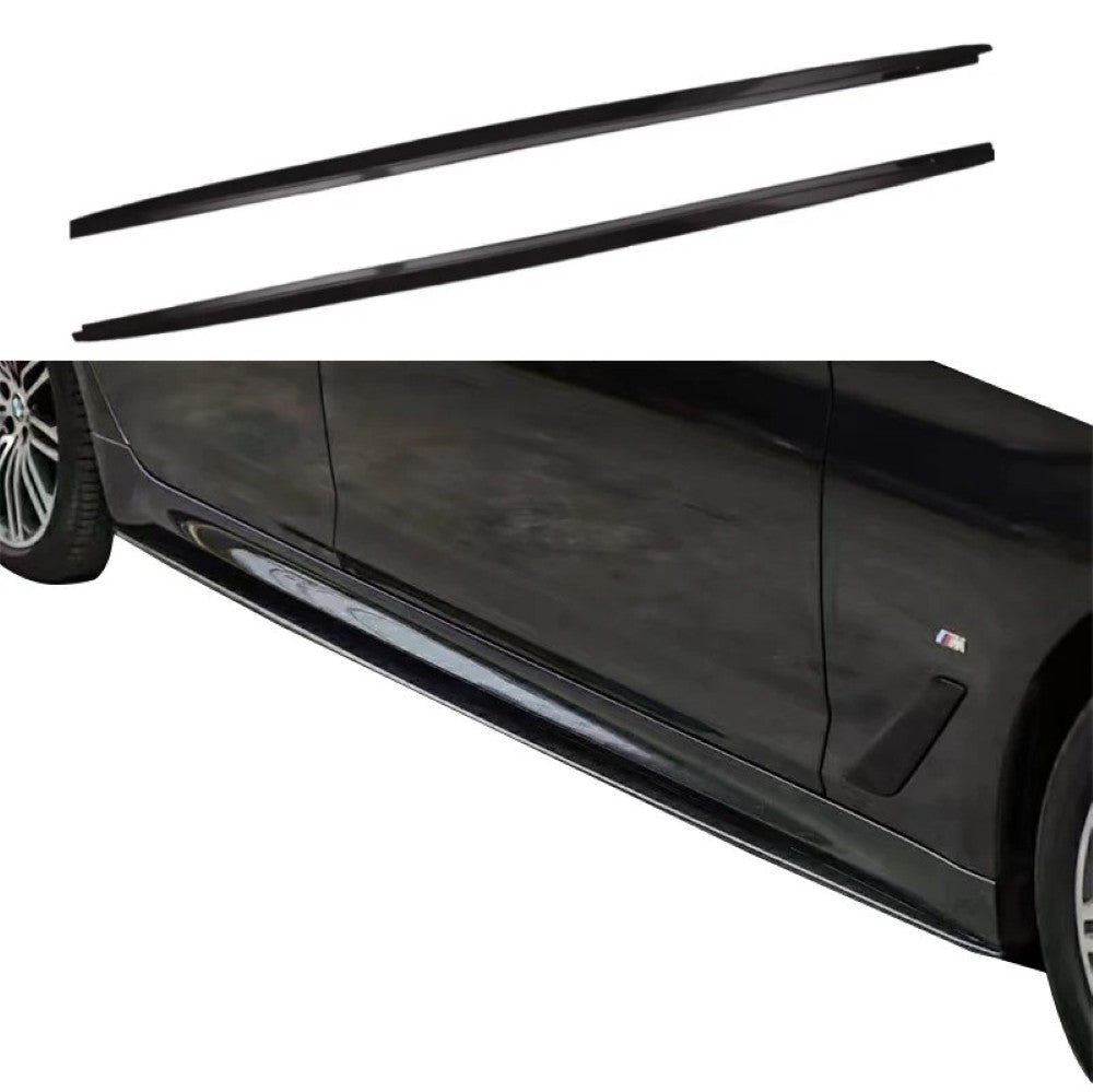 Car Craft Compatible With Bmw 5 Series G30 G38 F90 2018-2023 Upgrade Facelift Convert To M Performance Mp M Tech M Sport Side Skirt Splitter Running Board G38-015 Cf Carbon Fiber Look