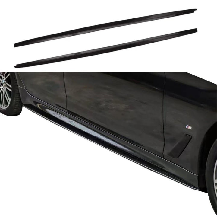 Car Craft Compatible With Bmw 5 Series G30 G38 F90 2018-2023 Upgrade Facelift Convert To M Performance Mp M Tech M Sport Side Skirt Splitter Running Board G38-015 Cf Carbon Fiber Look