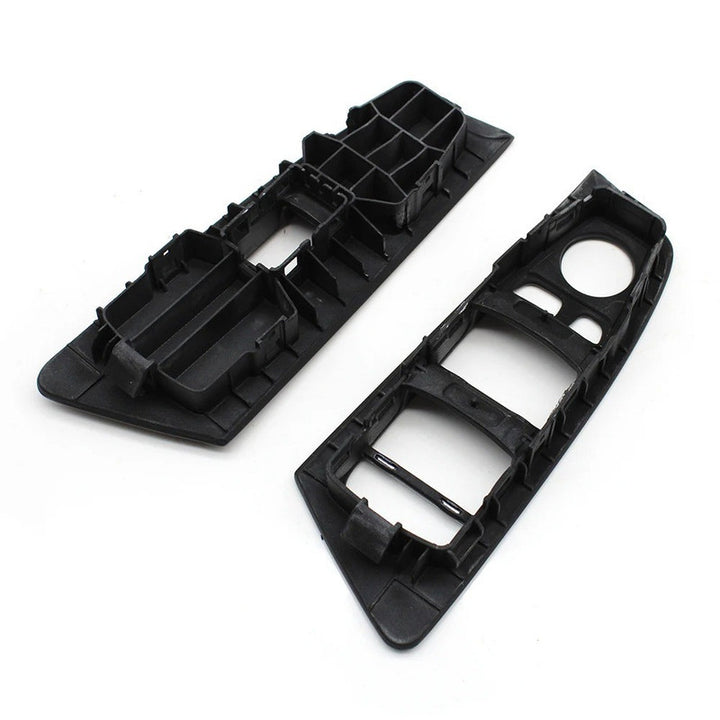 Car Craft Compatible With Bmw 5 Series G30 F90 2017-2023 Car Interior Door Window Switch Lifter Cover Panel Trim Handle Black Front Right 51417438578r CC-10662
