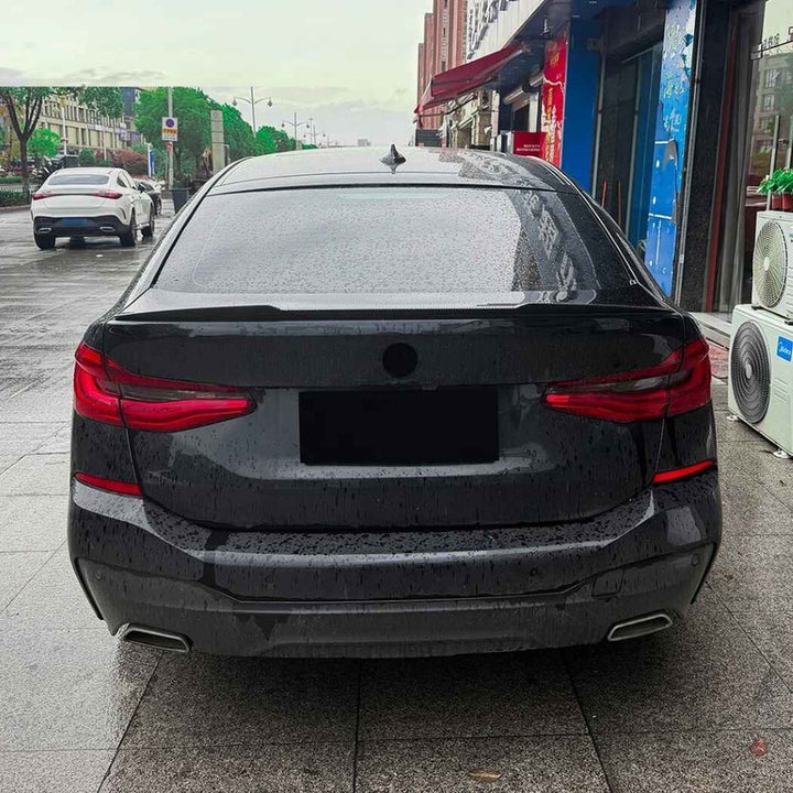 Car Craft Compatible With Bmw 6 Series G32 2017-2025 Rear Trunk Wing Boot Lip Roof Spoiler Zst-1595 Gb Glossy Black