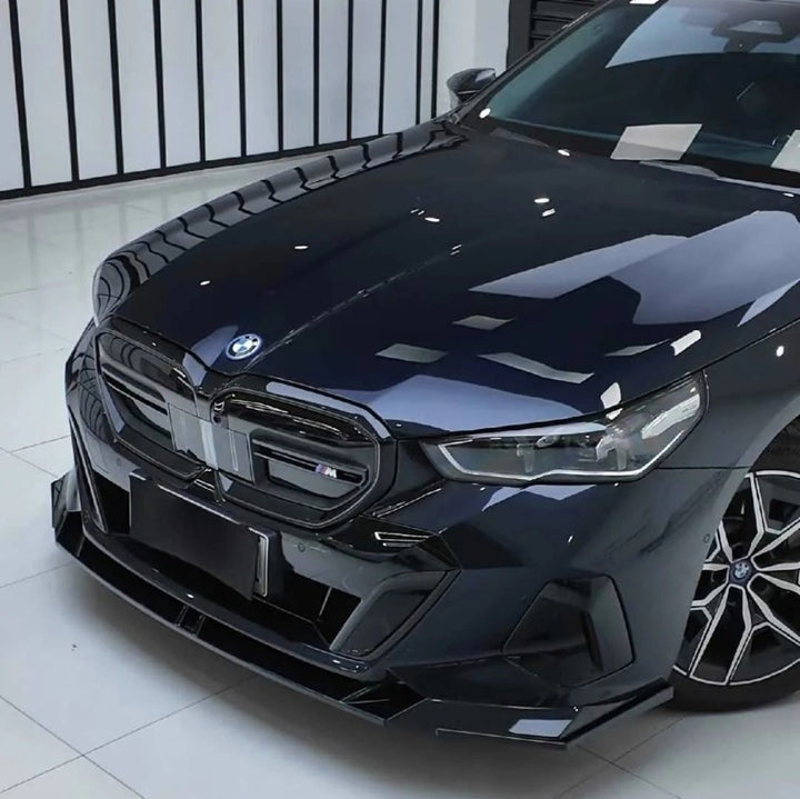 Car Craft Compatible With Bmw 5 Series G60 2024+ Front Bumper Lip Splitter Skirts Trim V Ten Vten Style - CAR CRAFT INDIA