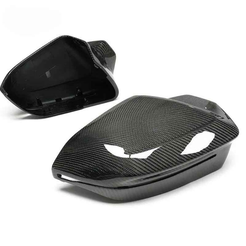 Car Craft Compatible With Bmw 5 Series I5 G60 G68 2024+ 7 Series G70 2024+ Side Rear View Horn Mirror Cover M5 Style Rhd Car Real Carbon Fiber Gc