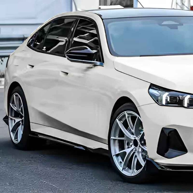 Car Craft Compatible With Bmw 5 Series G60 2024+ M Performance M Sports Mt Mp M5 Side Skirt Splitter Extension Glossy Black G60/68-011/012 Gb Gc