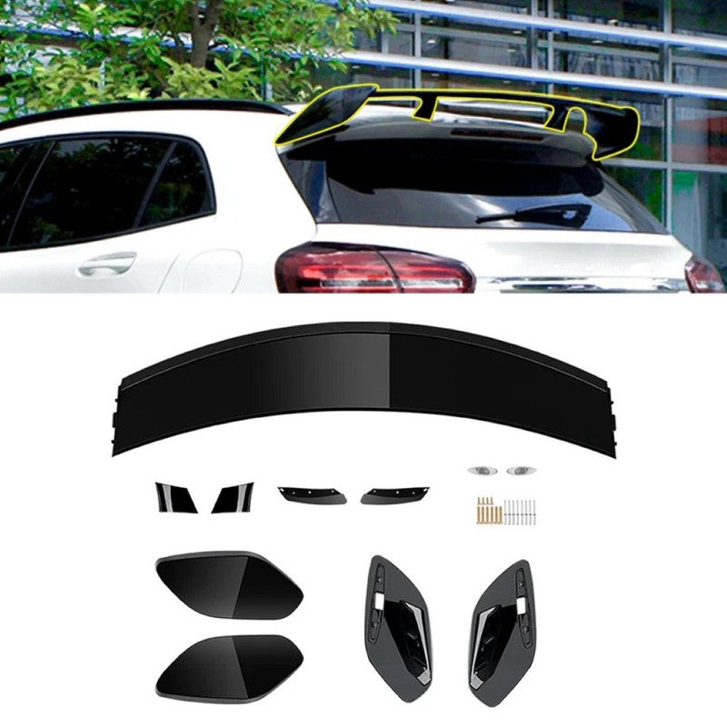 Car Craft Compatible With Mercedes Benz Gla Class W247 H247 2020-2026 Rear Trunk Wing Boot Roof Lip Spoiler Gla35 Amg Style Zst H247 Amg Cf Carbon Fiber Look - CAR CRAFT INDIA