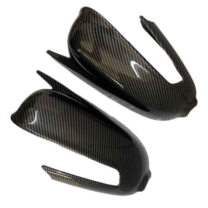 Car Craft Compatible With Hyundai Kona Kauai Hybrid 2018-2026 Side Rear View Case Wing Cap Shell Housing Mirror Covers 3m Tape Pasting Style Glossy Black CC-11516