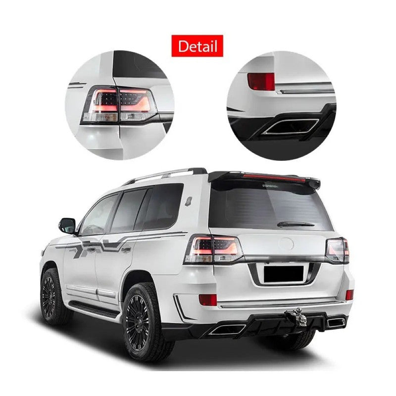 Car Craft Compatible With Toyota Land Cruiser Lc200 2008-2015 Upgrade Facelift Convert To Lc200 Elford A Style Bodytkit Front Rear Bumper Hood Fender Trunk Headlight Taillight Side Trim Grill Lip Skirt Splitter F116-a