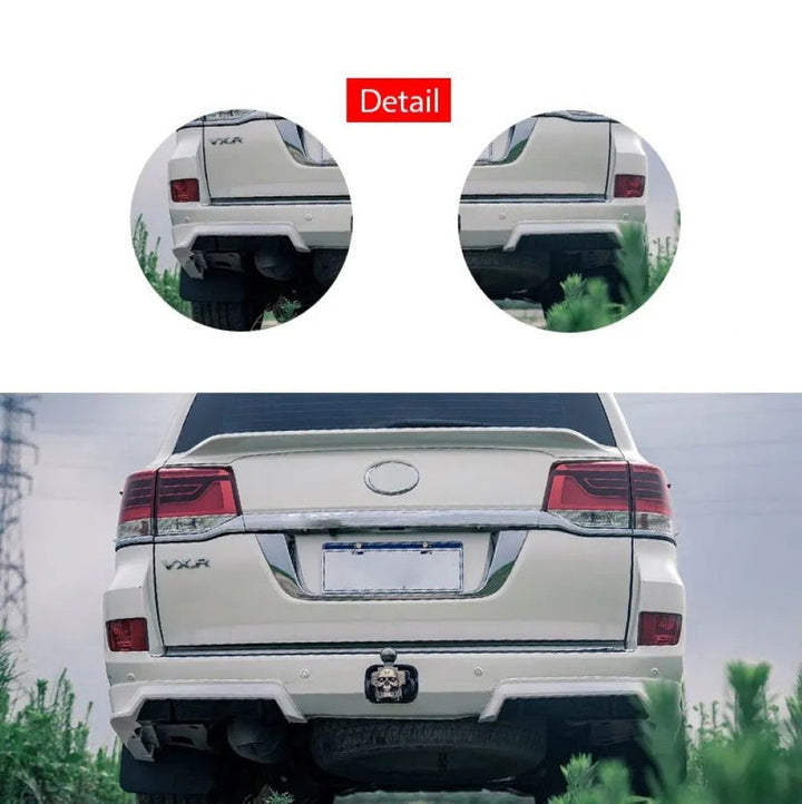 Car Craft Compatible With Toyota Land Cruiser Lc200 2016-2020 Upgrade Facelift Convert To Trd Bodykit Front Rear Bumper Lip Side Trim Skirt Splitter Trim F109