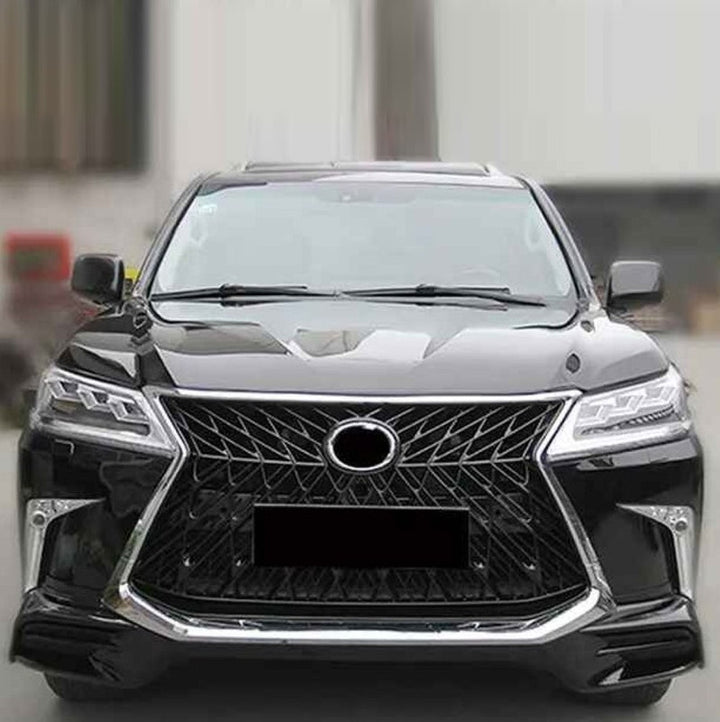 Car Craft Compatible With Toyota Lexus Lx570 2016-2021 Upgrade Facelift Convert To Lx570 Trd Sport Style Bodytkit Front Rear Lip Skirt Splitter Grill Mirror Cover F069
