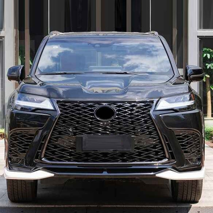 Car Craft Compatible With Toyota Lexus Lx600 2022+ Low Version Upgrade Facelift Convert To Lx600 F Sport Style Bodytkit Front Rear Lip Skirt Splitter F196