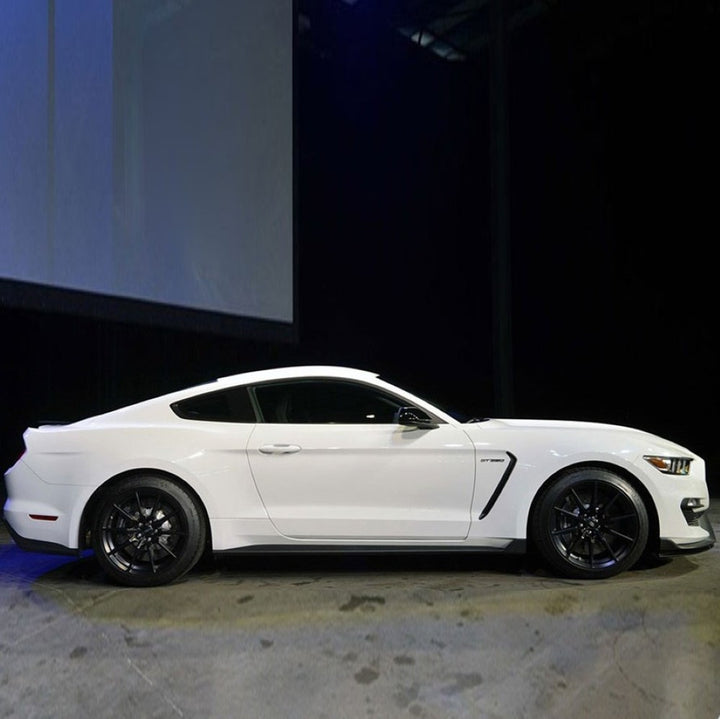 Car Craft Compatible With Ford Mustang 2015-2017 Upgrade Facelift Convert To Gt350 Bodykit Side Fedner Trim Skirt Gc Must-027
