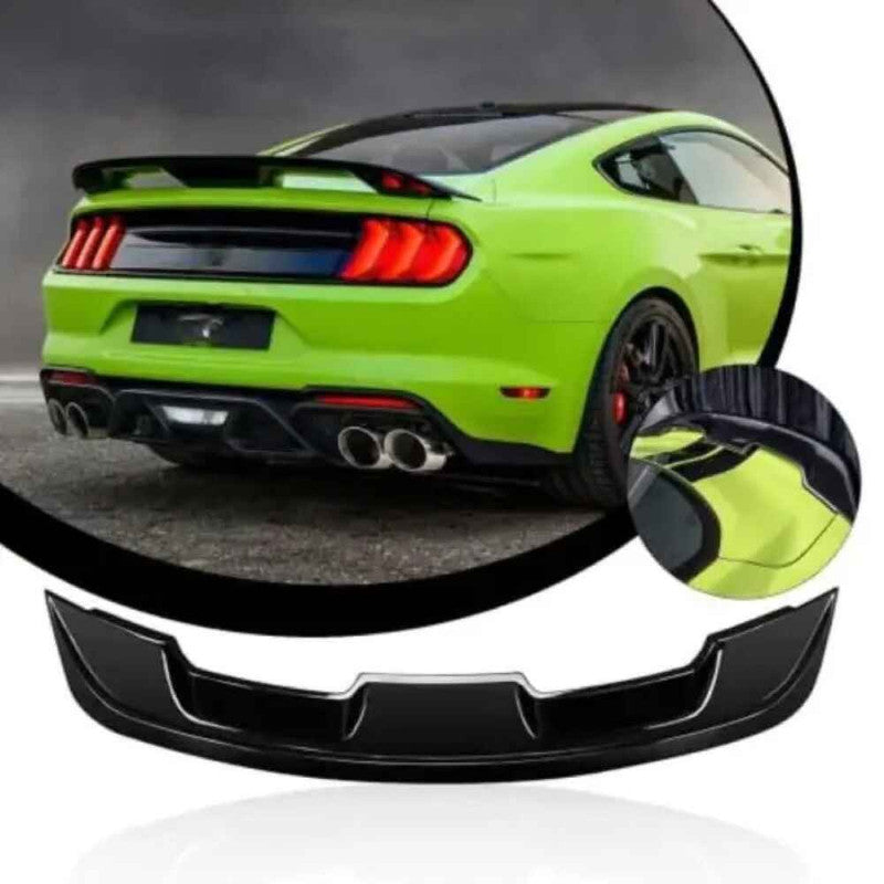 Car Craft Compatible With Ford Mustang 2015-2021 Trunk Wing Lip Boot Rear Spoiler Gt 500 Ar-mustang-005 Zst-1227 Carbon Look Zst-1227 Cf Carbon Fiber Look - CAR CRAFT INDIA