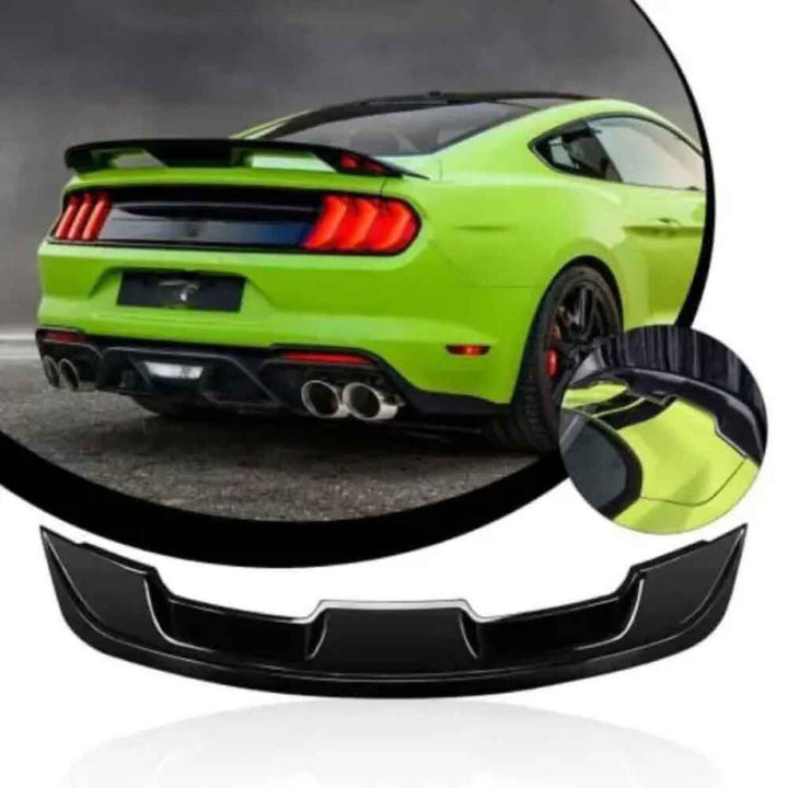 Car Craft Compatible With Ford Mustang 2015-2021 Trunk Wing Lip Boot Rear Spoiler Gt 500 Ar-mustang-005 Zst-1227 Carbon Look Zst-1227 Cf Carbon Fiber Look - CAR CRAFT INDIA