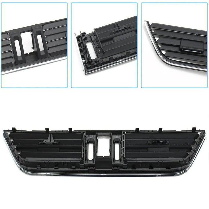 Car Craft Compatible With Skoda Octavia 3 A7 5e Mk3 2014-2021 Car Ac Air Vent Grille Slider Panel Cover 5e0820951c-c Middle Centre Central