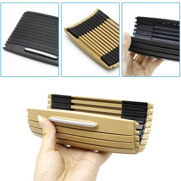 Car Craft Compatible With Porsche Panamera 970 2013-2016 Car Center Armrest Console Drink Cup Holder Roller Blind Cover Tray 970553225007j0 Luxor Beige