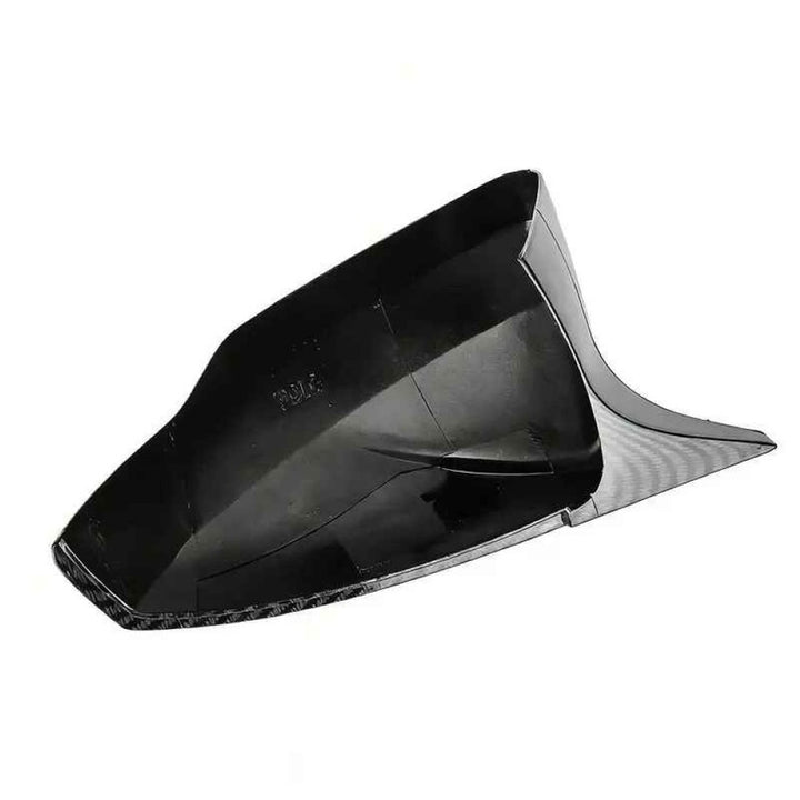 Car Craft Compatible With Volkswagen Vw Polo Mk6 2018-2023 Rear View Case Wing Cap Shell Housing Mirror Covers 3m Tape Pasting Style Glossy Black Usa Not For Indian Cars