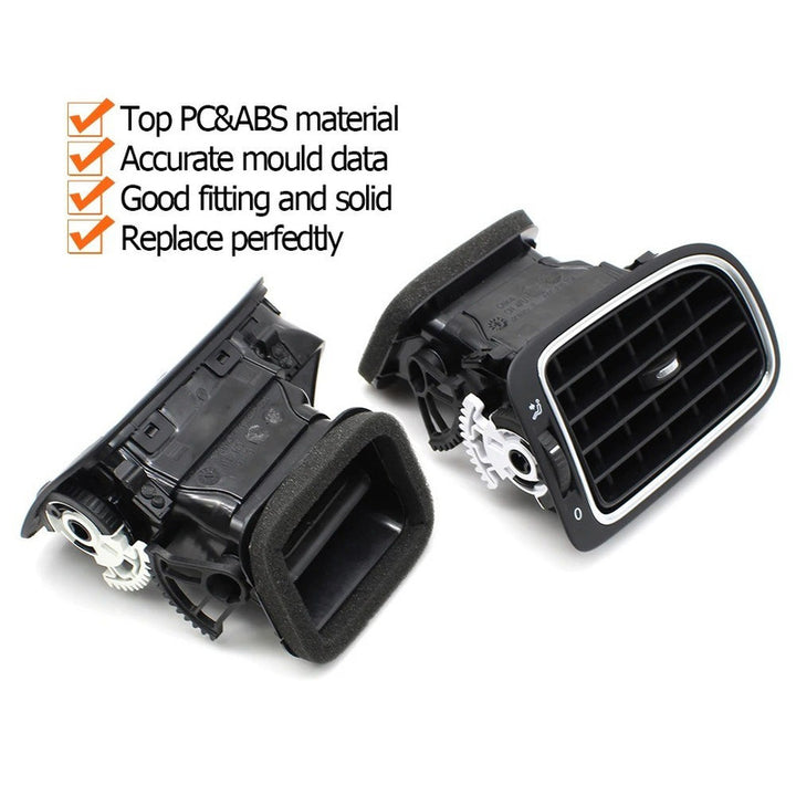 Car Craft Compatible With Vw Volkswagen Polo Vento Ameo 2011-2024 Car Front Air Conditioner Ac Vent Grille Assembly 6r0819704-1 Right