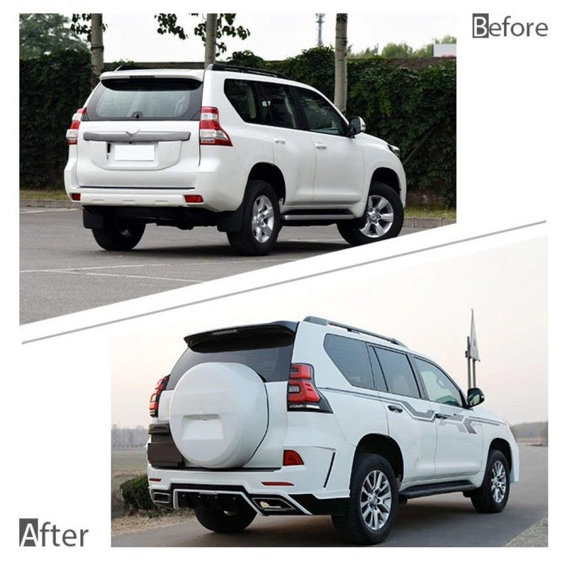 Car Craft Compatible With Toyota Land Cruiser Prado Fj150 2010-2017 Upgrade Facelift Convert To 2018 Navigator Style Bodytkit Front Rear Bumper Hood Fender Trunk Headlight Taillight Side Trim Grill Lip Skirt Splitter F157