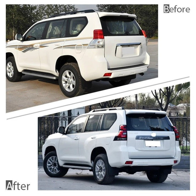 Car Craft Compatible With Toyota Land Cruiser Prado Fj150 2010-2017 Upgrade Facelift Convert To 2018 Oem Style Bodytkit Front Rear Bumper Hood Fender Trunk Headlight Taillight Side Trim Grill Lip Skirt Splitter F078
