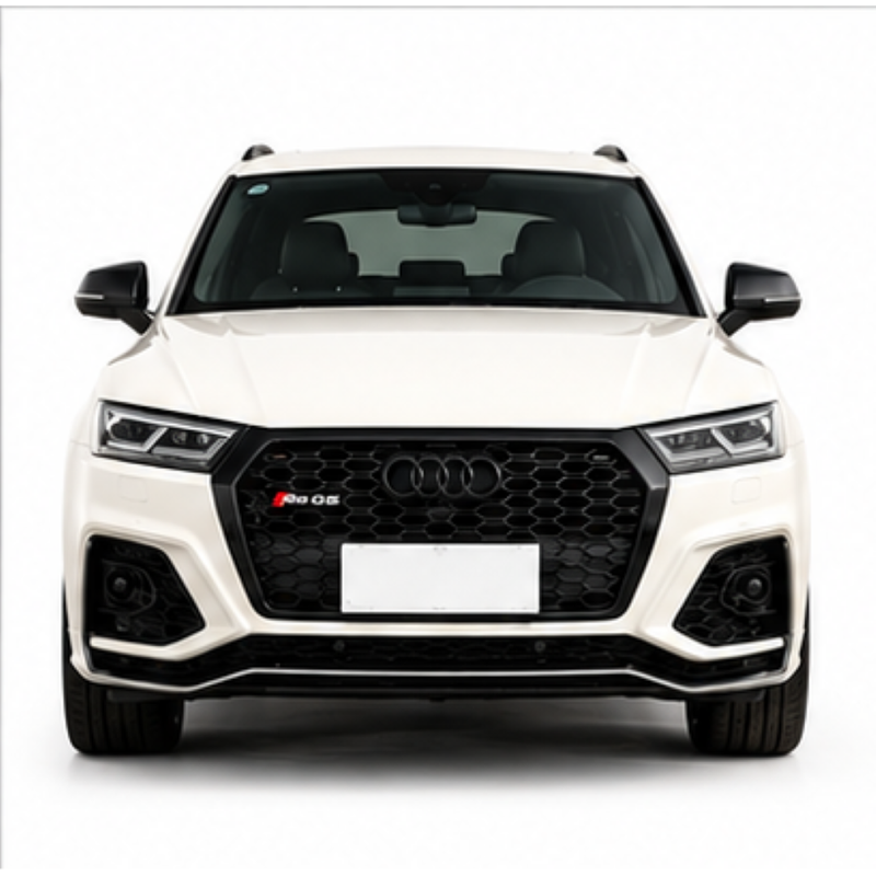 Car Craft Compatible With Audi Q5 B9 2018-2020 Upgraded Facelift Convert To Rsq5 Sq5 Sport Bodykit Bumper Lip Fog Lamp Light Grill With Acc Cover Skirt Trim Q5-004 Gc