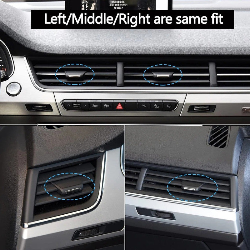 Car Craft Compatible With Audi Q7 2016-2019 Car Front Air Vent Grille Ac Tab Clip Slider Repair Kit 4m1820901-c - CAR CRAFT INDIA