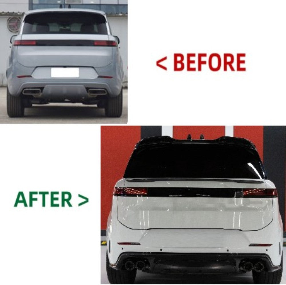 Car Craft Compatible With Land Range Rover Sport Rrs 2023+ L461 Upgrade To Sva Bodykit Bumper Grill Diffuser Exhaust Tip Pipe