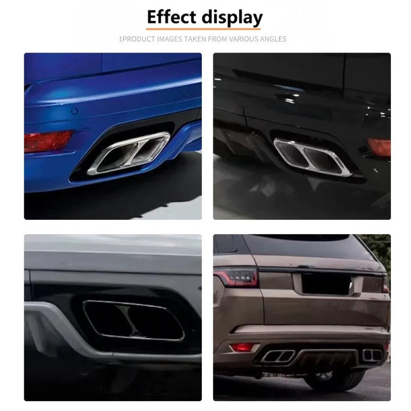 Car Craft Compatible With Land Range Rover Sport Rrs 2014-2022 Svr Bumper Exhaust Pipe Tip - CAR CRAFT INDIA