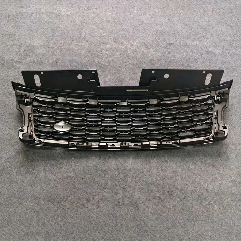 Car Craft Compatible With Land Range Rover Vogue Rrv 2018-2022 Front Bumper Show Grill Silver - CAR CRAFT INDIA