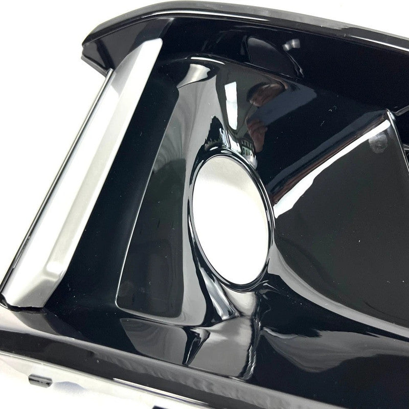 Car Craft Compatible With Audi A4 B9 2020-2022 Rs4 Bumper Fog Lamp Light Grill Cover Frame Black 8w0807682ast94 Rsu