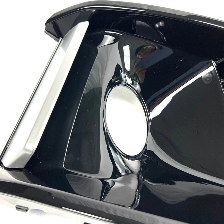 Car Craft Compatible With Audi A4 B9 2020-2022 Rs4 Bumper Fog Lamp Light Grill Cover Frame Black 8w0807682ast94 Rsu