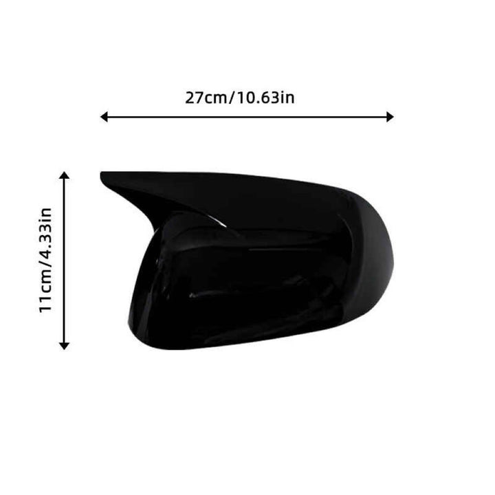 Car Craft Compatible With Nissan Sunny 2010-2016 Side Rear View Case Wing Cap Shell Housing Mirror Covers 3m Tape Pasting Style Carbon Fiber Look CC-11551