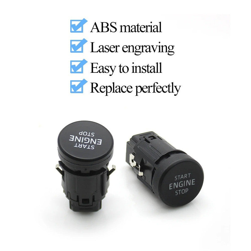 Car Craft Compatible With Skoda Superb 2016-2023 Kodiaq 2016-2023 Karoq 2018-2023 Kamiq 2018-2023 Car Engine Ignition Start Stop Switch Button Assembly 3vd905217 Model B CC-9680 - CAR CRAFT INDIA