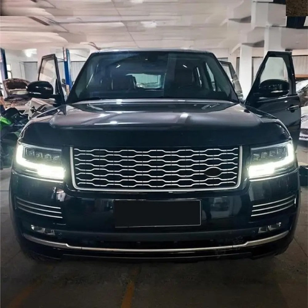 Car Craft Compatible With Land Range Rover Vogue L405 2018-2021 Car Front Upgraded Head Light Lamp Xenon Headlight Retrofit Upgrade Modified Led Drl Hid 2024 Matrix Style
