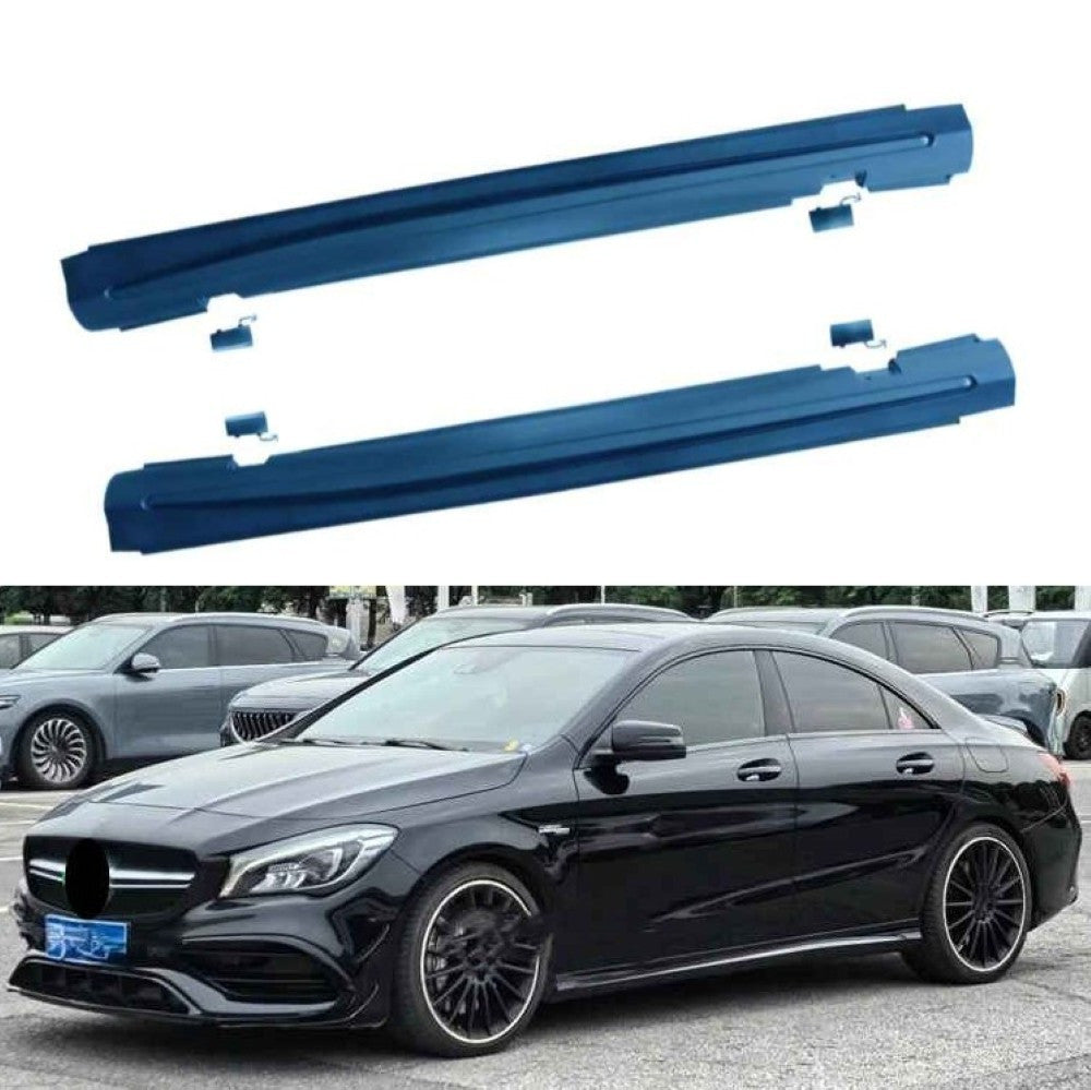 Car Craft Compatible With Mercedes Benz Cla Class W117 C117 X117 2013-2019 Front Rear Bumper Side Skirt Diffuser Exhaust Tip Upgrade Convert To Amg Amga45 Bumper Bodykit W117-010